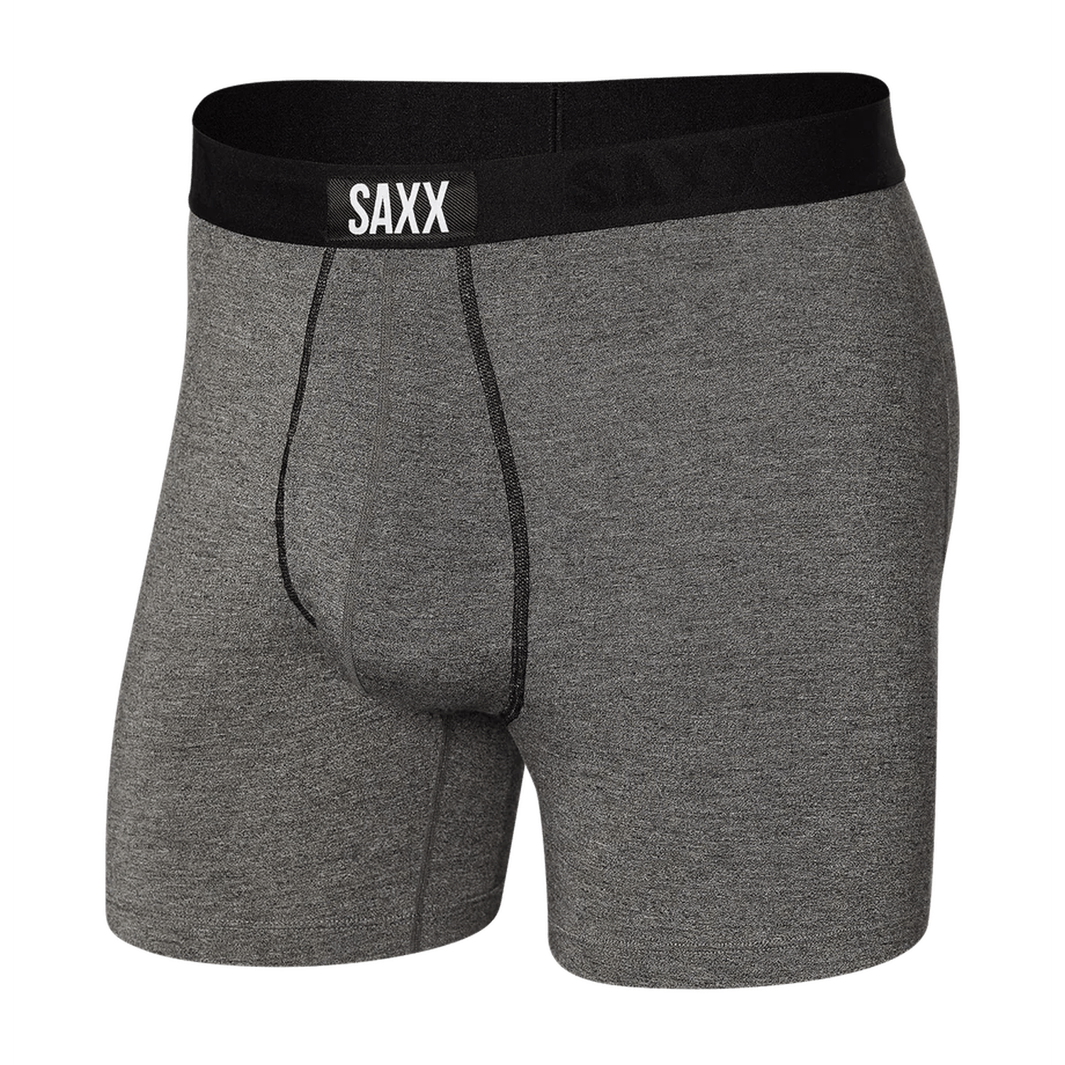 Saxx 01. MENS APPAREL - MENS UNDERWEAR - MENS UNDERWEAR Men's Ultra Super Soft Boxer Brief SAP SALT & PEPPER