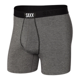 Saxx 01. MENS APPAREL - MENS UNDERWEAR - MENS UNDERWEAR Men's Ultra Super Soft Boxer Brief SAP SALT & PEPPER