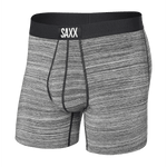 Saxx 01. MENS APPAREL - MENS UNDERWEAR - MENS UNDERWEAR Men's Ultra Super Soft Boxer Brief SDS SPACEDYE STRIPE-GREY MLTI