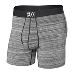 Saxx 01. MENS APPAREL - MENS UNDERWEAR - MENS UNDERWEAR Men's Ultra Super Soft Boxer Brief SDS SPACEDYE STRIPE-GREY MLTI