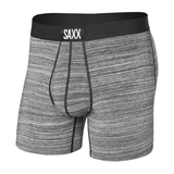 Saxx 01. MENS APPAREL - MENS UNDERWEAR - MENS UNDERWEAR Men's Ultra Super Soft Boxer Brief SDS SPACEDYE STRIPE-GREY MLTI