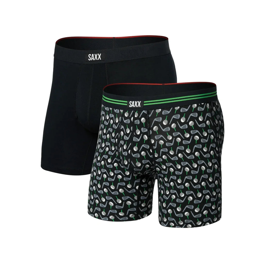 Men’s Vibe Xtra Soft Comfort Boxer Brief 6’’ (2 Pack) Saxx
