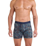 Saxx 01. MENS APPAREL - MENS UNDERWEAR - MENS UNDERWEAR Quest Quick-Dry Mesh Boxer Brief Fly 2-Pack MXB MATRIX CAMO BLACK