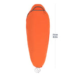 Sea to Summit 12. HARDGOODS - CAMP|HIKE|TRAVEL - CAMP ACCESSORIES Reactor Extreme Sleeping Bag Liner - Standard Spicy Orange