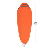 Sea to Summit 12. HARDGOODS - CAMP|HIKE|TRAVEL - CAMP ACCESSORIES Reactor Extreme Sleeping Bag Liner - Standard Spicy Orange