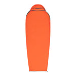 Sea to Summit 12. HARDGOODS - CAMP|HIKE|TRAVEL - CAMP ACCESSORIES Reactor Extreme Sleeping Bag Liner - Standard Spicy Orange