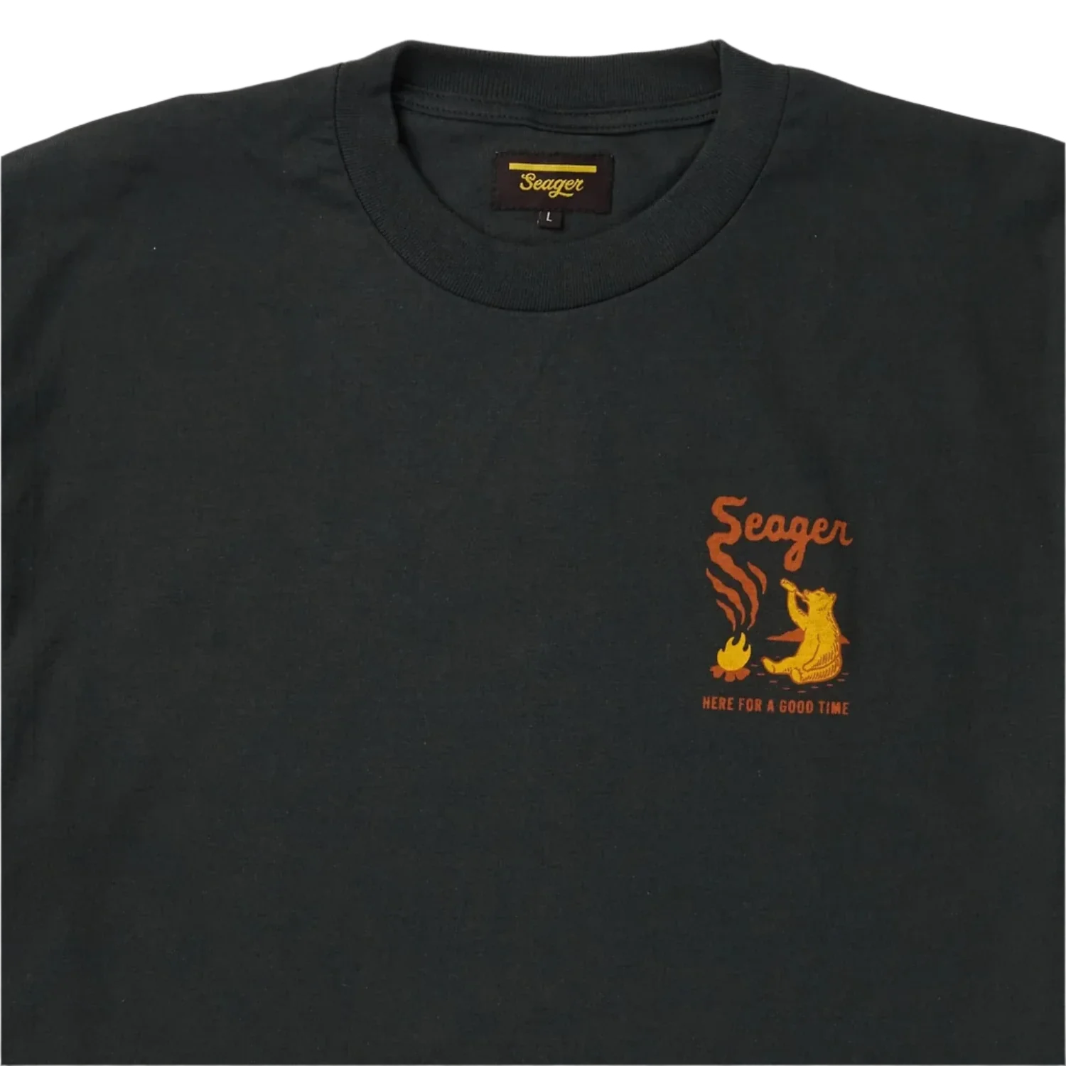 Seager 01. MENS APPAREL - MENS T-SHIRTS - MENS T-SHIRT SS Men's Smokey Tee COAL