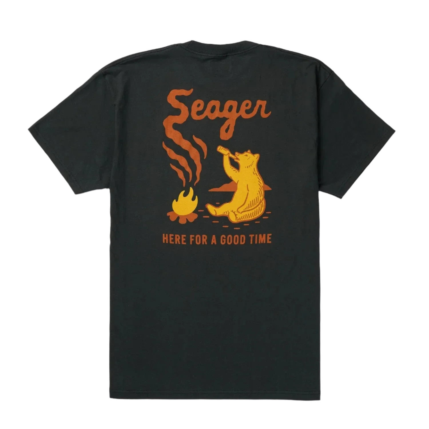 Seager 01. MENS APPAREL - MENS T-SHIRTS - MENS T-SHIRT SS Men's Smokey Tee COAL