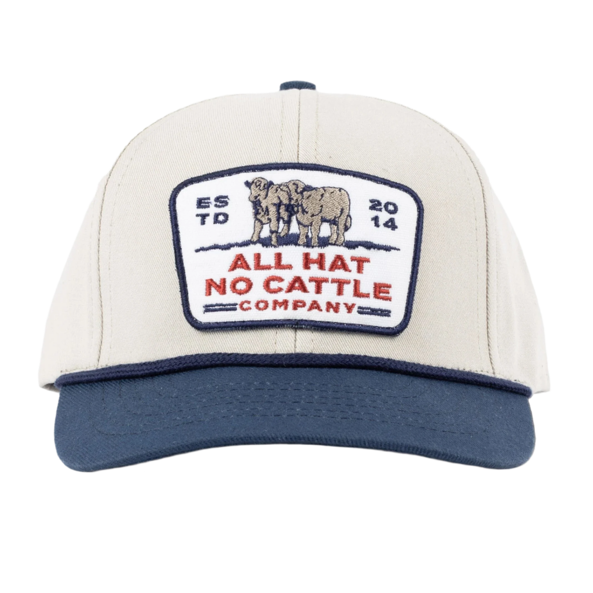 Sendero Provisions Co. 11. HATS - HATS BILLED - HATS BILLED All Hat No Cattle WHITE OS