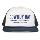 Sendero Provisions Co. 11. HATS - HATS BILLED - HATS BILLED Cowboy Hat NAVY|WHITE OS