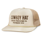 Sendero Provisions Co. 11. HATS - HATS BILLED - HATS BILLED Cowboy Hat CREAM OS