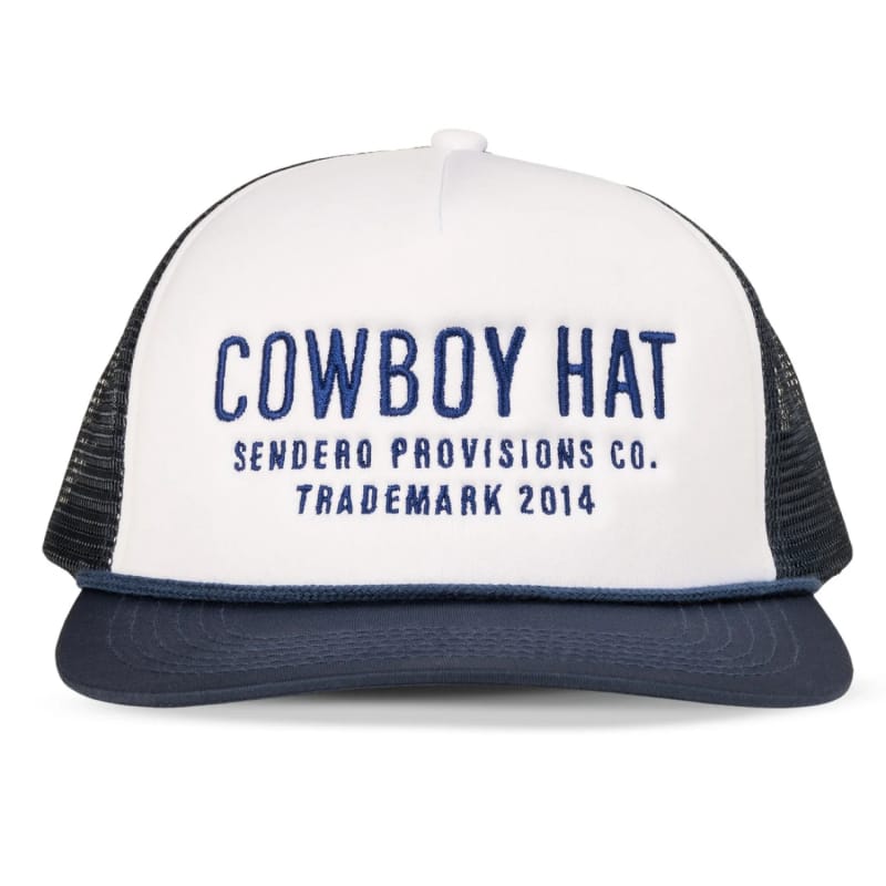 Sendero Provisions Co. HATS - HATS BILLED - HATS BILLED Cowboy Hat NAVY|WHITE OS
