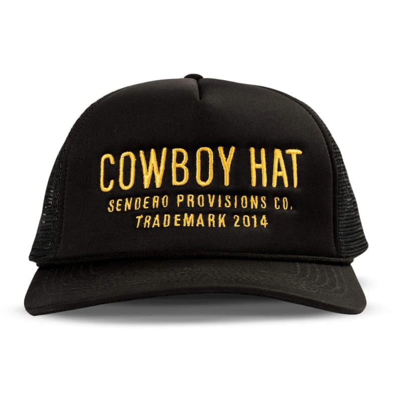 Sendero Provisions Co. 20. HATS_GLOVES_SCARVES - HATS Cowboy Hat BLACK|GOLD OS