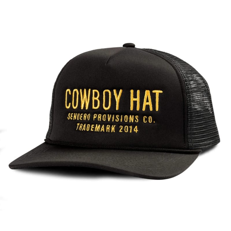 Sendero Provisions Co. HATS - HATS BILLED - HATS BILLED Cowboy Hat BLACK|GOLD OS