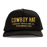 Sendero Provisions Co. HATS - HATS BILLED - HATS BILLED Cowboy Hat BLACK|GOLD OS