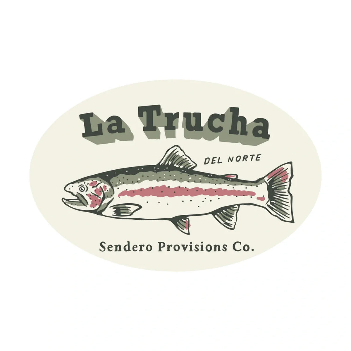 Del Norte Sticker Sendero Provisions Co. - WHITE / OS