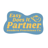 Sendero Provisions Co. 10. GIFTS|ACCESSORIES - GIFT - STICKERS Easy Does It Sticker BLUE OS