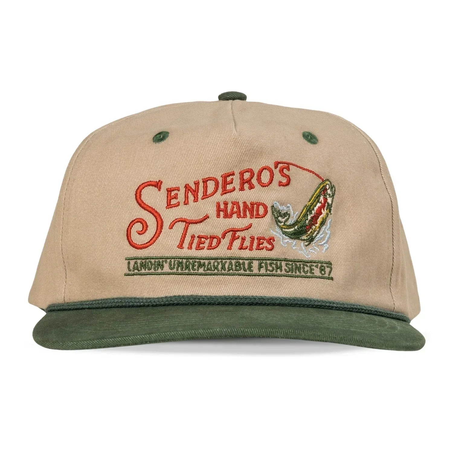 Sendero Provisions Co. HATS - HATS BILLED - HATS BILLED Hand Tied Flies Hat
