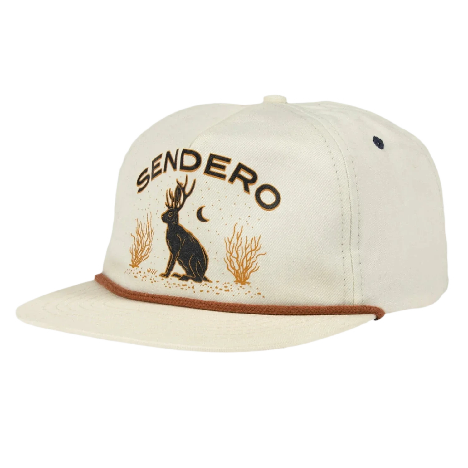 Sendero Provisions Co. 11. HATS - HATS BILLED - HATS BILLED Jackalope Hat WHITE OS