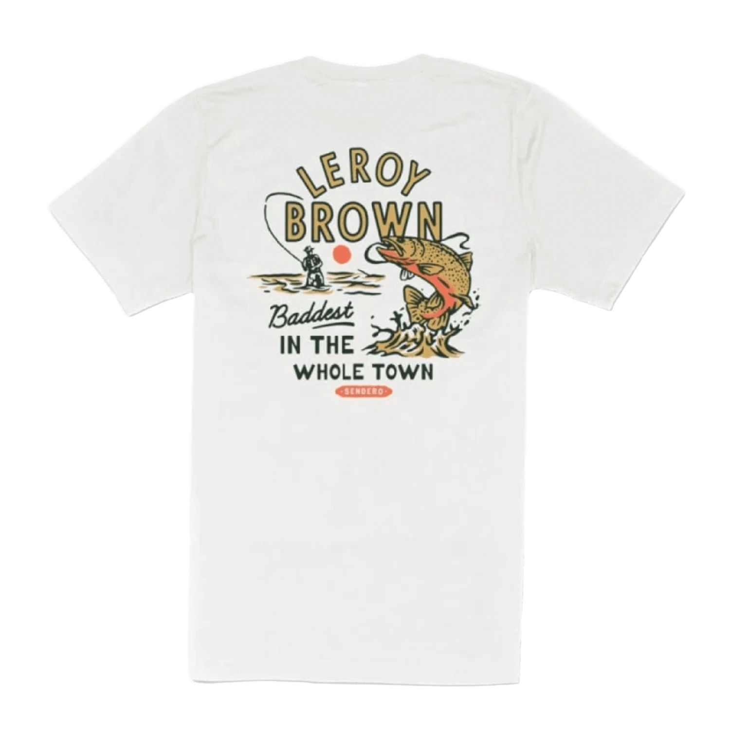 Sendero Provisions Co. 01. MENS APPAREL - MENS T-SHIRTS - MENS T-SHIRT SS Men's Leroy Brown T-Shirt VINTAGE WHITE