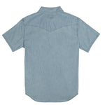 Men’s The Wyatt Pearl Snap Short Sleeve Denim Shirt Sendero
