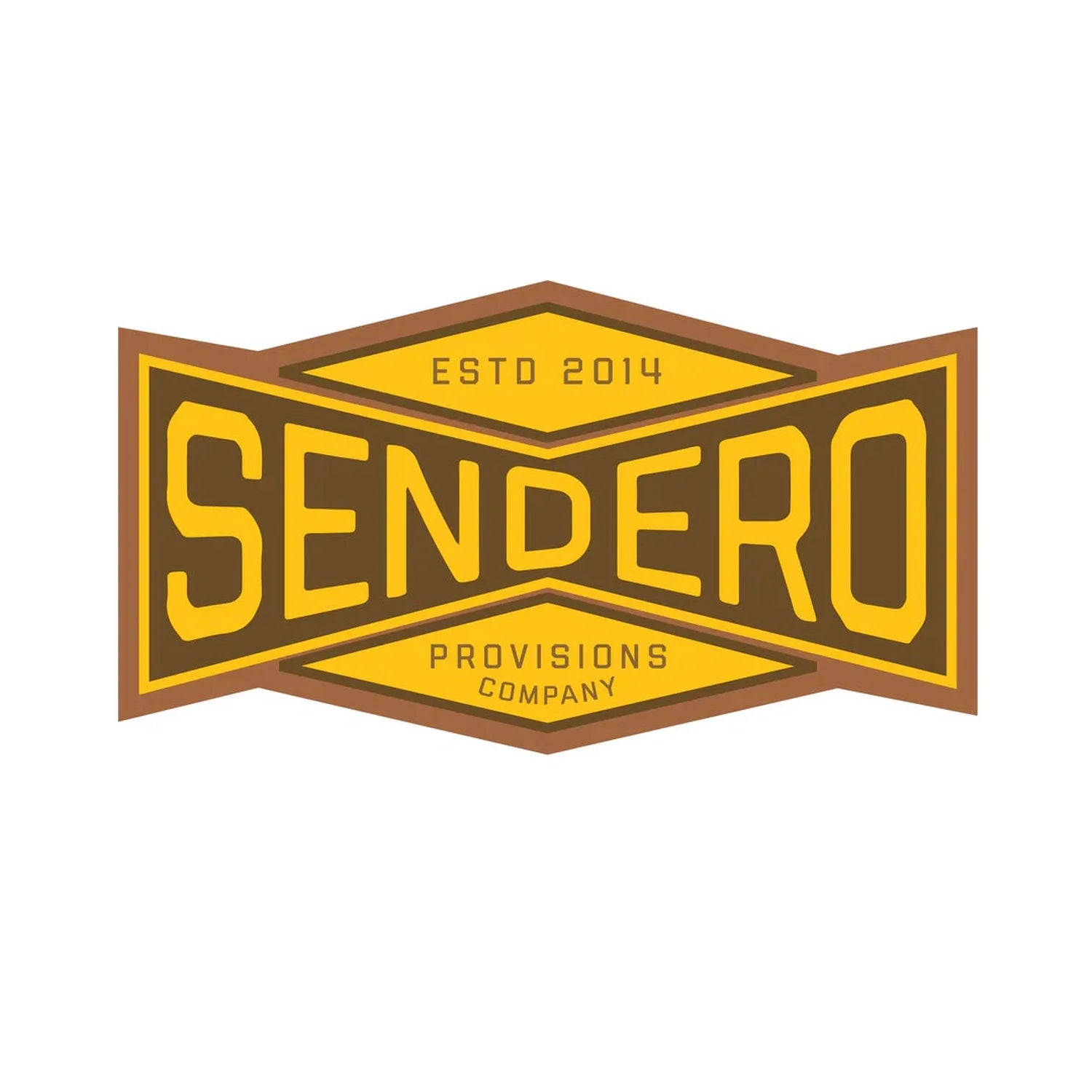 Sendero Provisions Co. 10. GIFTS|ACCESSORIES - GIFT - STICKERS Old School Sticker YELLOW OS