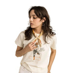 Sendero Provisions Co. 02. WOMENS APPAREL - WOMENS SS SHIRTS - WOMENS SS CASUAL Women's Boot Scootin' Crop Tee VINTAGE WHITE