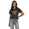 Sendero Provisions Co. 02. WOMENS APPAREL - WOMENS SS SHIRTS - WOMENS SS CASUAL Women's Yippee Ki Yay Crop Tee VINTAGE BLACK