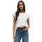 Women’s Camino Jersey Top Z Supply - WHT WHITE / XS