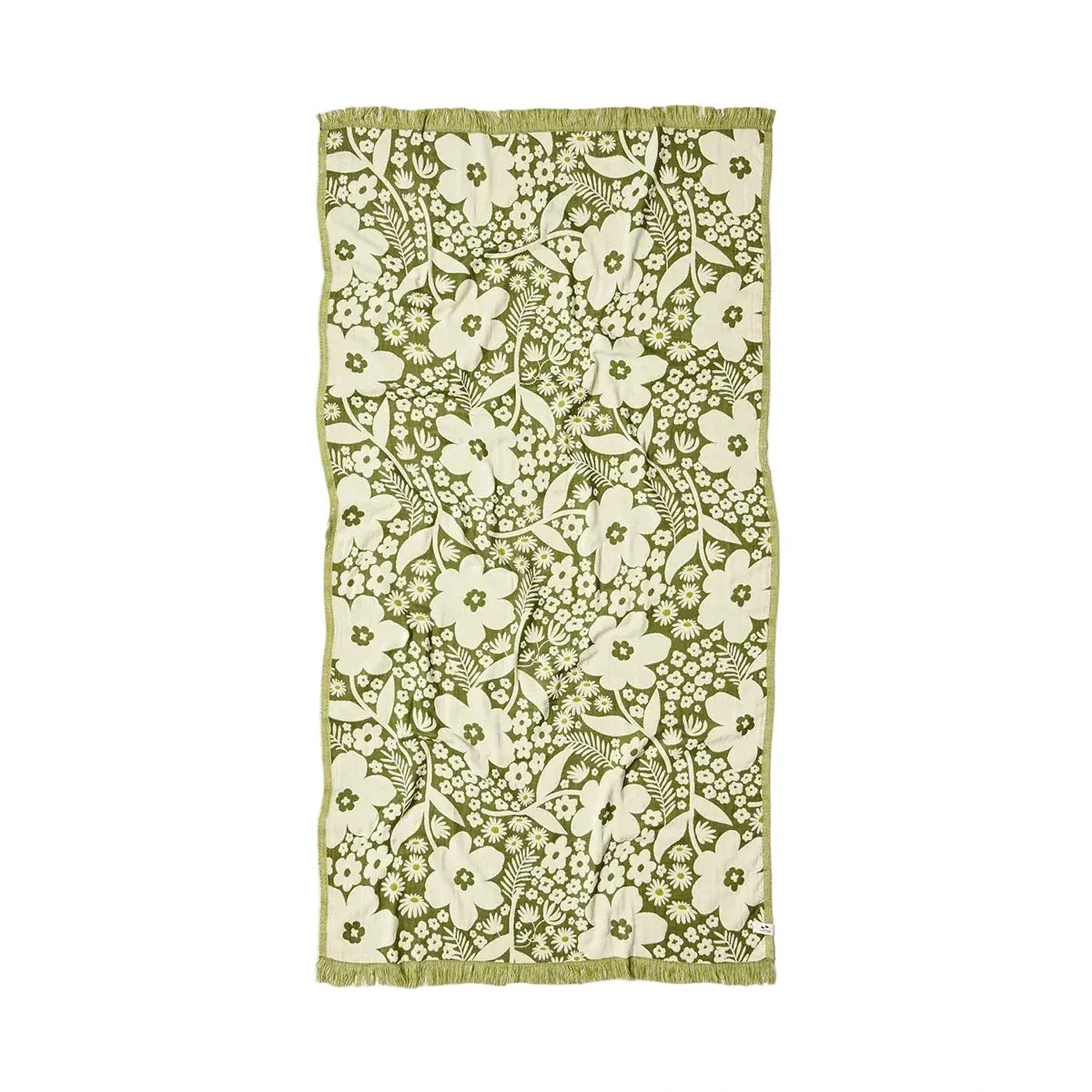 Frankee Driftweave Turkish Towel Slowtide - AVOCADO