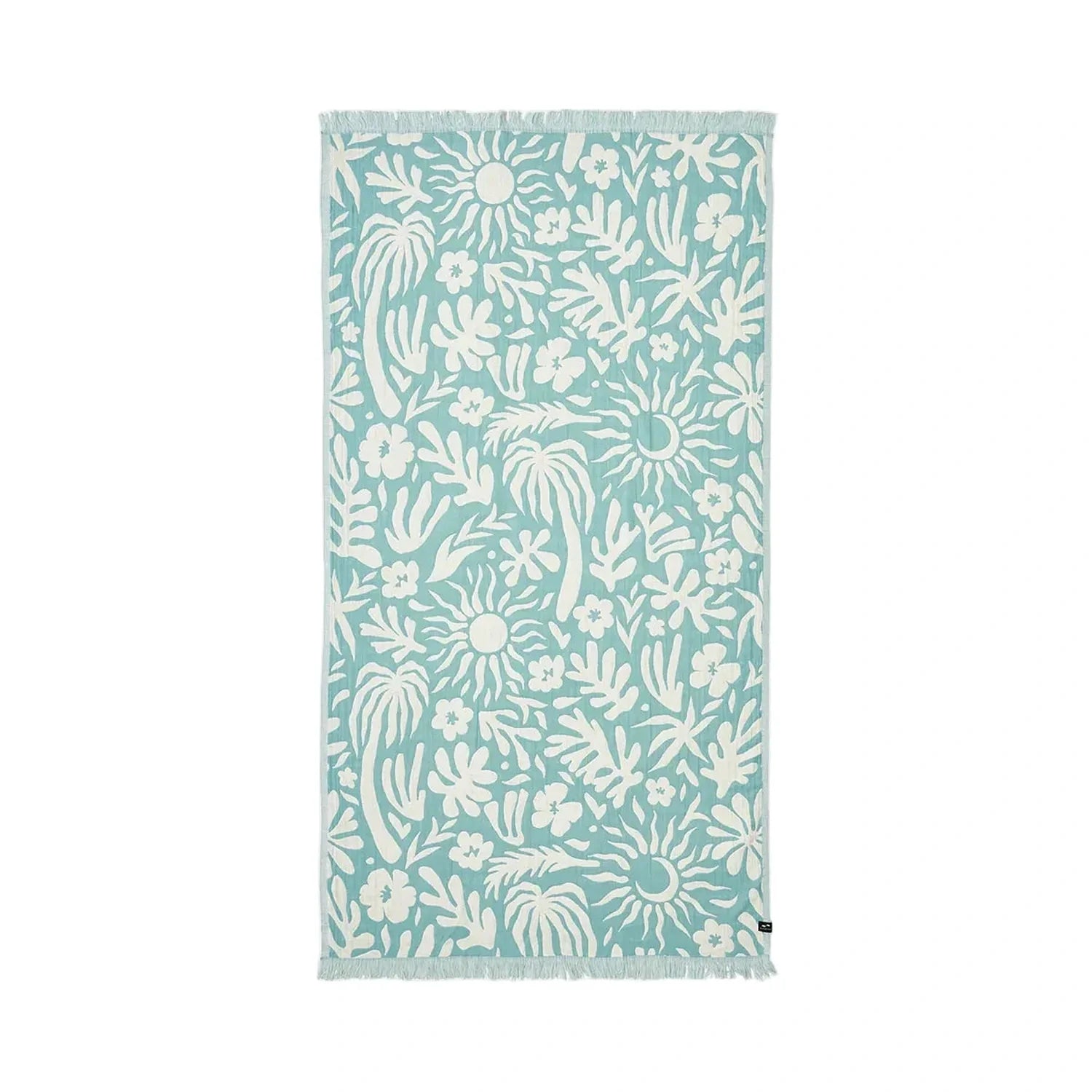 Sunny Driftweave Turkish Towel Slowtide - SKY BLUE