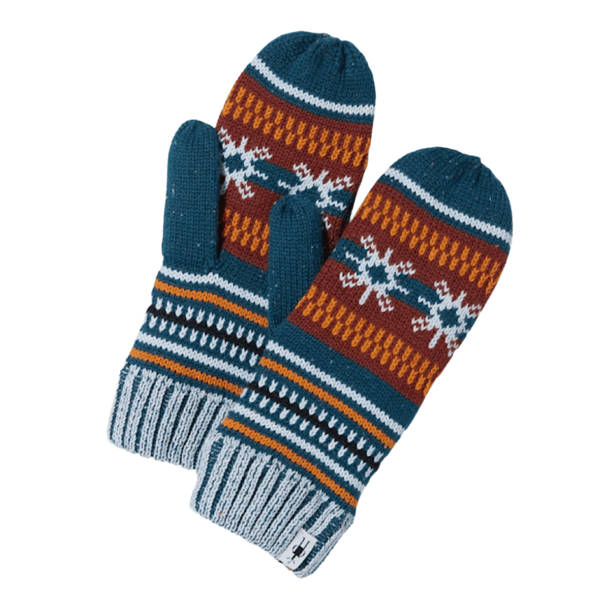Chair Lift Mitten Smartwool - M58 TWILIGHT BLUE DONEGAL