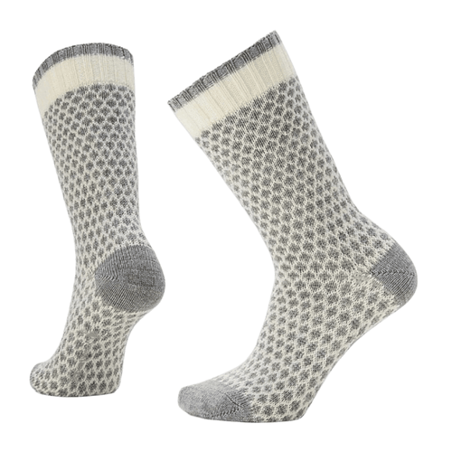 Everyday Popcorn Polka Dot Crew Smartwool - 100 NATURAL / S