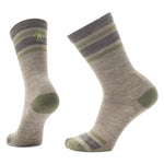 Smartwool 06. SOCKS - MENS SOCKS - MENS SOCKS CREW Everyday Top Split Stripe Crew Socks 236 TAUPE