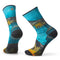 Smartwool 06. SOCKS - MENS SOCKS - MENS SOCKS CREW Hike Light Cushion Great Excursion Print Crew Socks 150 MULTI COLOR