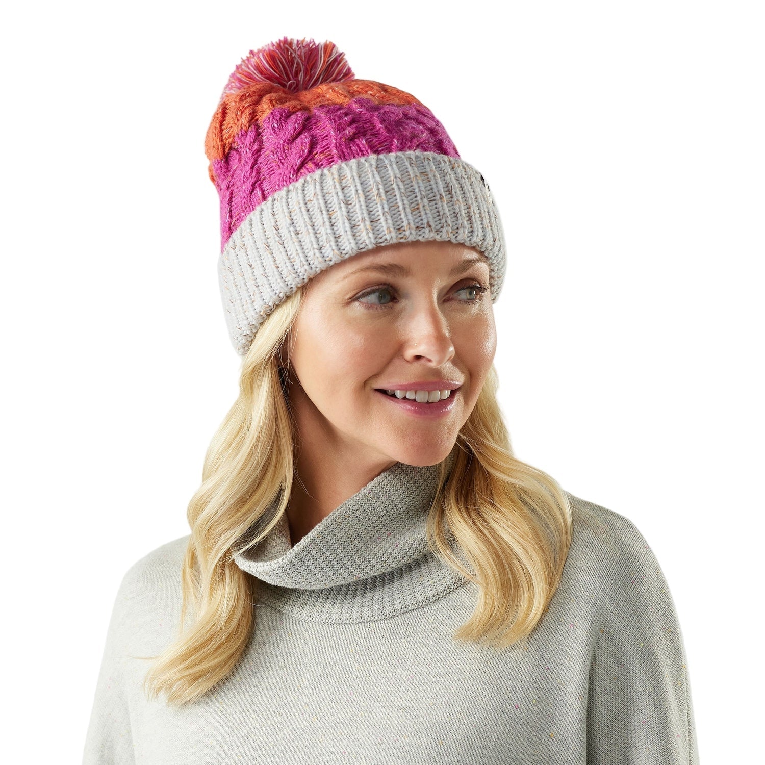 Smartwool 11. HATS - HATS WINTER - HATS WINTER Isto Retro Beanie N71 GARDEN PINK