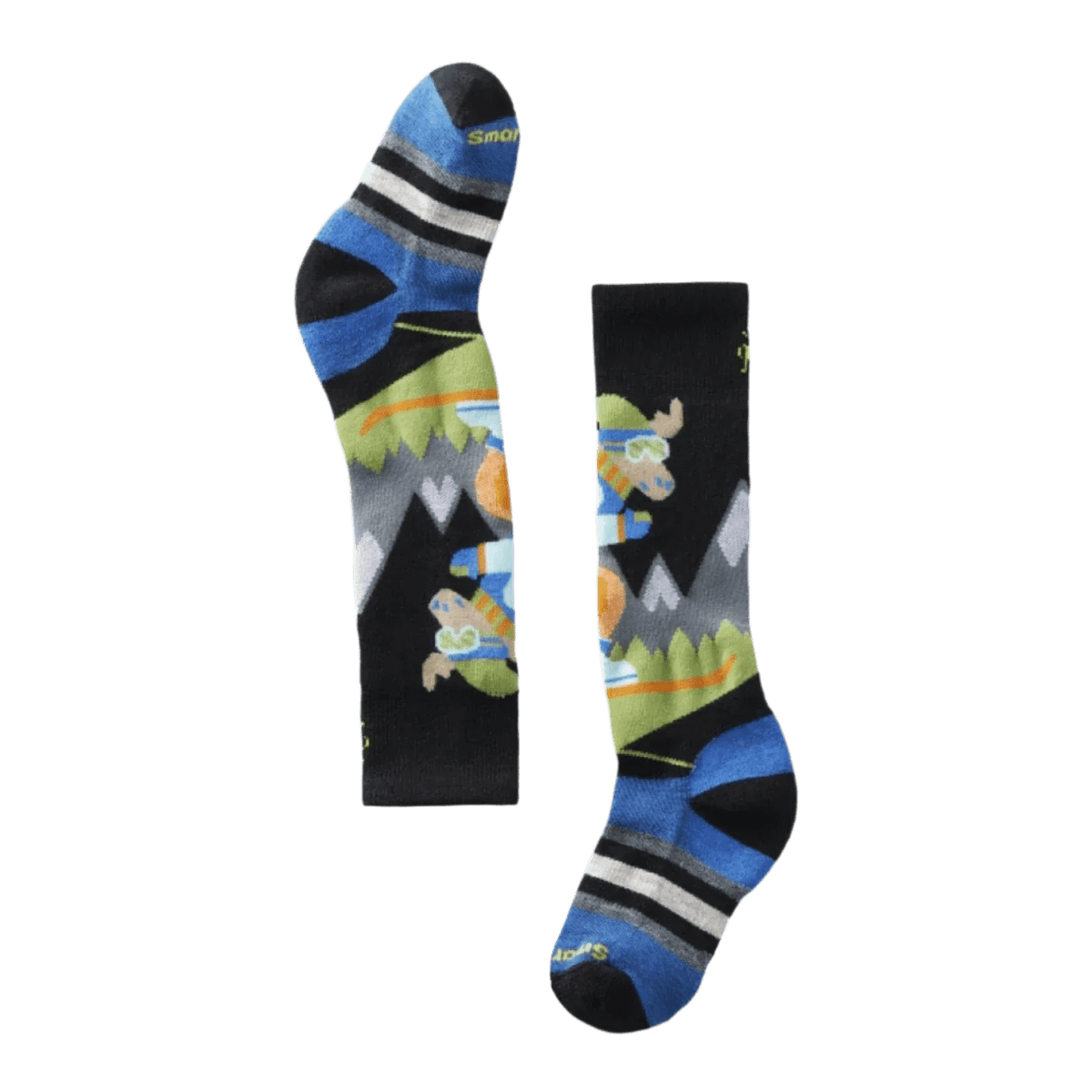 Kids’ Wintersport Full Cushion Mountain Moose Pattern OTC