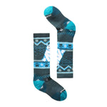 Smartwool 03. KIDS|BABY - KIDS - KIDS ACCESS Kids' Wintersport Full Cushion Polar Bear Pattern Over The Calf Socks G74 TWILIGHT BLUE