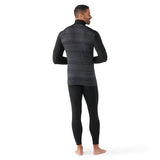 Smartwool 01. MENS APPAREL - MENS SKI - MENS THERMAL TOPS Men's Classic Thermal Merino Base Layer 1/4 Zip K42 BLACK COLOR SHIFT