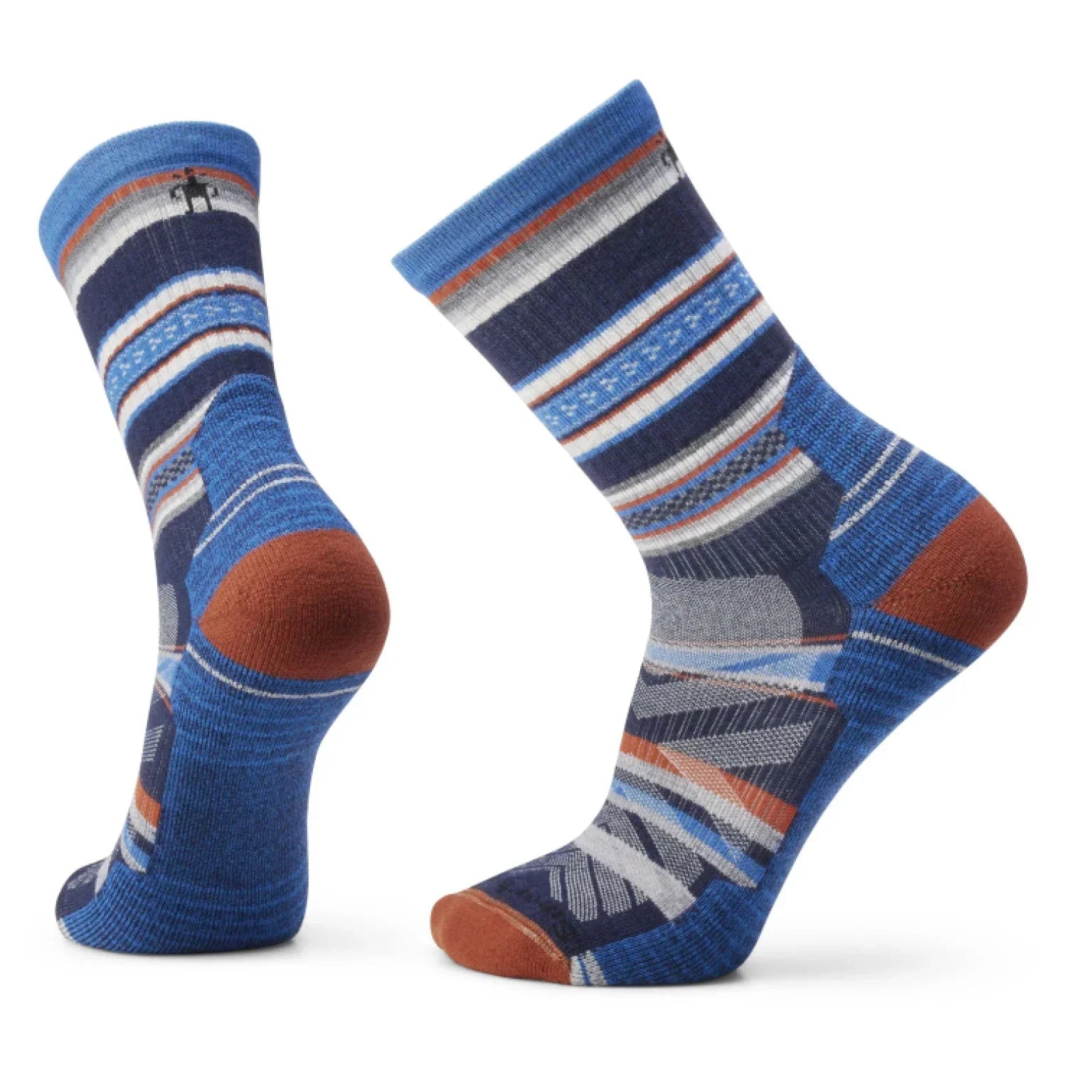 smart wool dress socks men Men's Hike Light Cushion Panorama Crew Socks