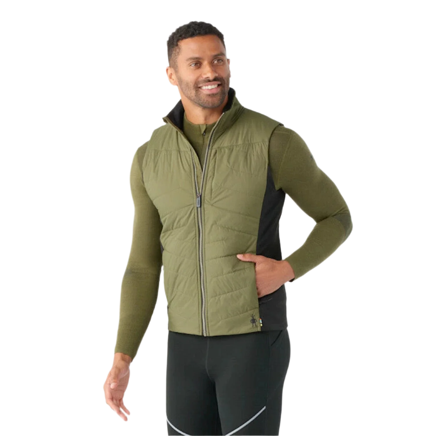 Smartwool 01. MENS APPAREL - MENS VEST - MENS VEST INSULATED Men's Smartloft Vest K18 WINTER MOSS