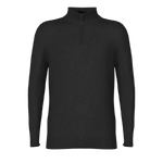 Smartwool 01. MENS APPAREL - MENS HOODIES|SWEATERS - MENS PO Q ZIP Men's Sparwood 1/2 Zip Sweater 010 CHARCOAL HEATHER