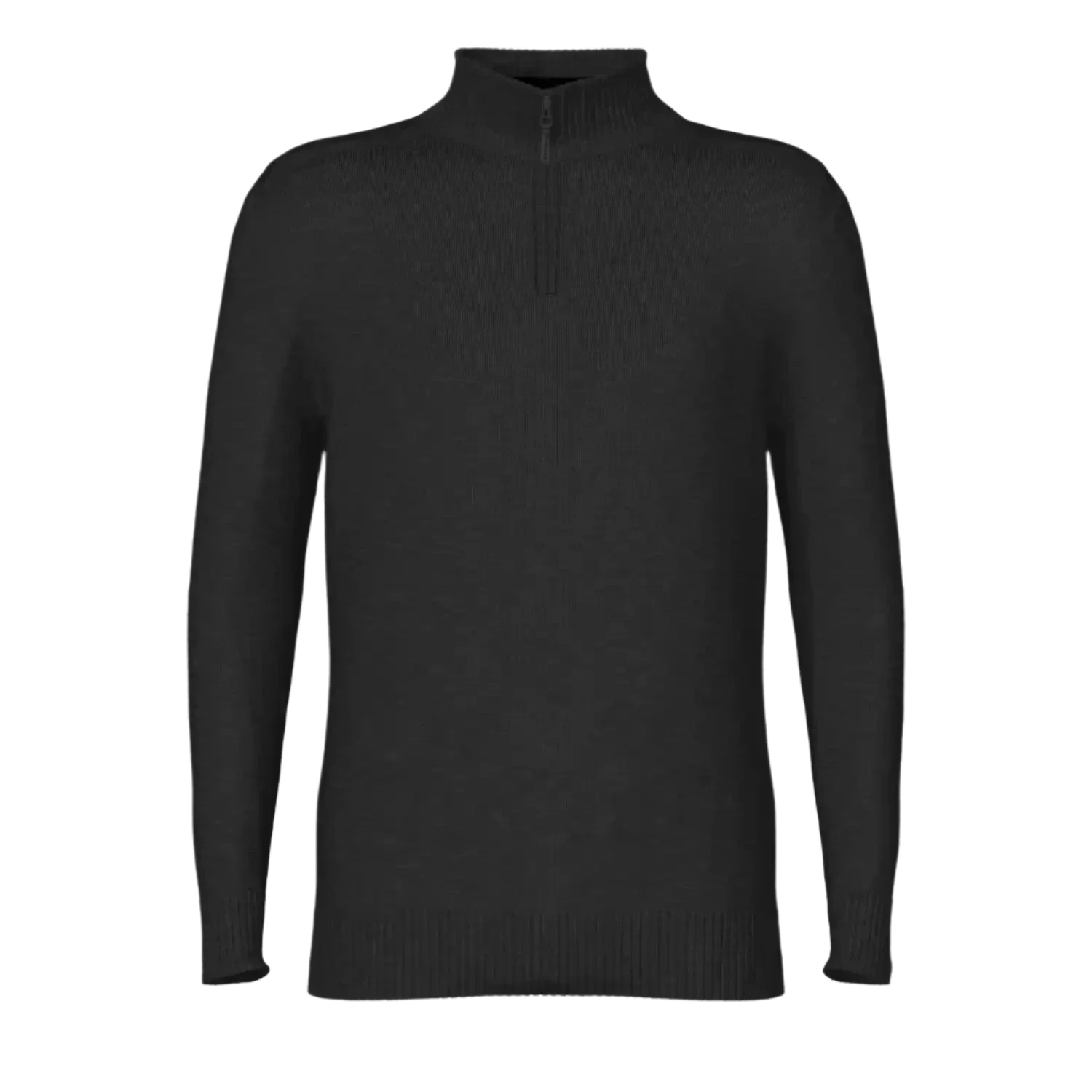 Smartwool 01. MENS APPAREL - MENS HOODIES|SWEATERS - MENS PO Q ZIP Men's Sparwood 1/2 Zip Sweater 010 CHARCOAL HEATHER