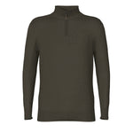 Smartwool 01. MENS APPAREL - MENS HOODIES|SWEATERS - MENS PO Q ZIP Men's Sparwood 1/2 Zip Sweater K90 NORTH WOODS HEATHER-WINTER MOSS HEATHER