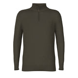 Smartwool 01. MENS APPAREL - MENS HOODIES|SWEATERS - MENS PO Q ZIP Men's Sparwood 1/2 Zip Sweater K90 NORTH WOODS HEATHER-WINTER MOSS HEATHER