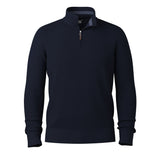 Smartwool 01. MENS APPAREL - MENS HOODIES|SWEATERS - MENS PO Q ZIP Men's Sparwood 1/2 Zip Sweater 108 DEEP NAVY HEATHER