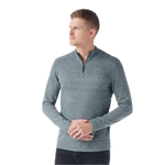 Smartwool 01. MENS APPAREL - MENS HOODIES|SWEATERS - MENS PO Q ZIP Men's Sparwood 1/2 Zip Sweater M78 TWILIGHT BLUE MARL