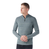 Smartwool 01. MENS APPAREL - MENS HOODIES|SWEATERS - MENS PO Q ZIP Men's Sparwood 1/2 Zip Sweater M78 TWILIGHT BLUE MARL