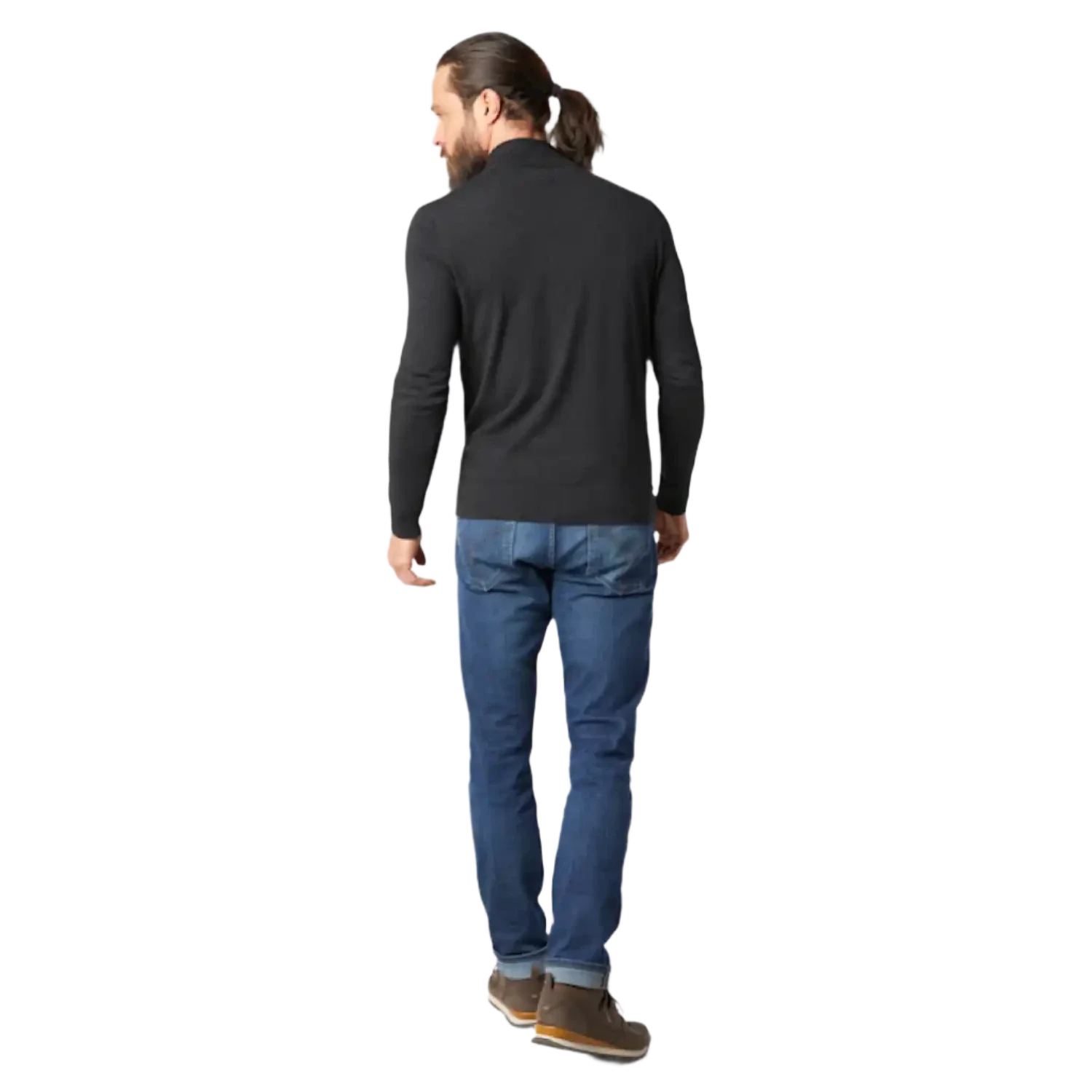 Smartwool 01. MENS APPAREL - MENS HOODIES|SWEATERS - MENS PO Q ZIP Men's Sparwood 1/2 Zip Sweater 010 CHARCOAL HEATHER