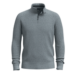 Smartwool 01. MENS APPAREL - MENS HOODIES|SWEATERS - MENS PO Q ZIP Men's Sparwood 1/2 Zip Sweater 010 CHARCOAL HEATHER